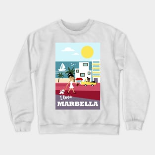 I Love Marbella Crewneck Sweatshirt